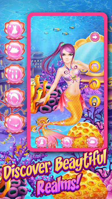 Princess Mermaid Ocean Salon Games screenshot 2