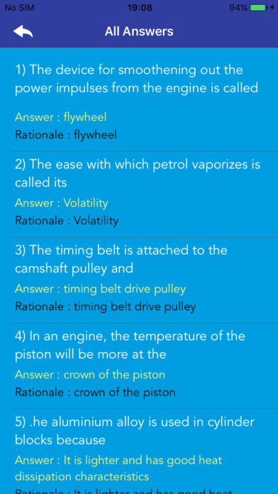 Automobile Engineering Quiz screenshot 4