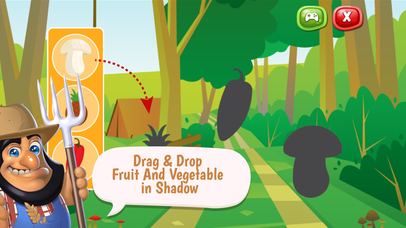 Fruits And Vegetable Vocabulary Puzzle Games screenshot 2