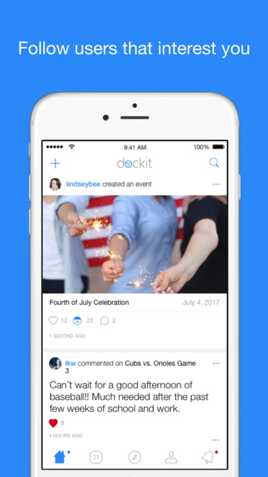 DockIt - Social Calendar App screenshot 2