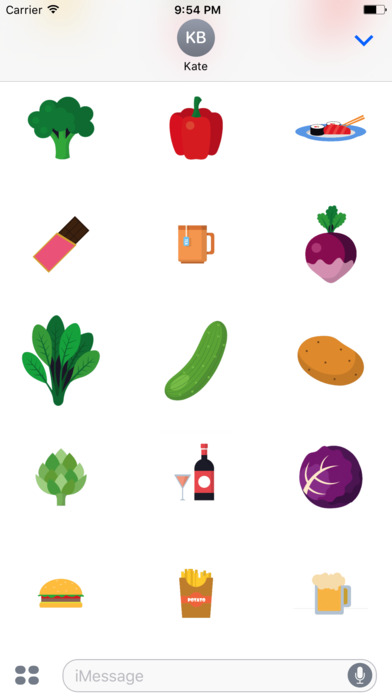Food & Eat - emoji stickers screenshot 4