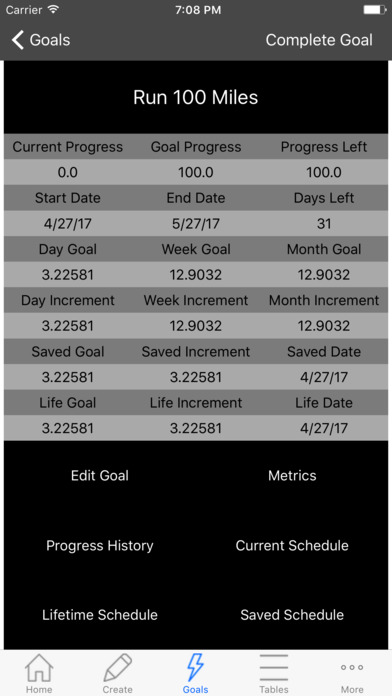 Red Book Goal Planner screenshot 2