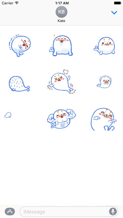 Happy Seal in Summer Animated Stickers screenshot 2