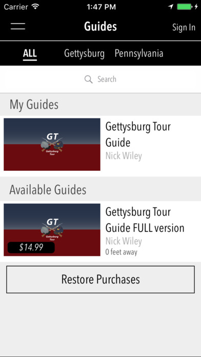 Gettysburg Tour Guide screenshot 2