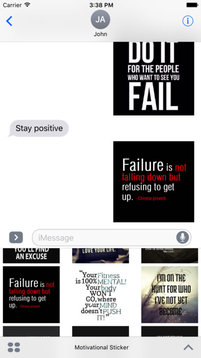 Motivational Sticker for iMessage screenshot 3