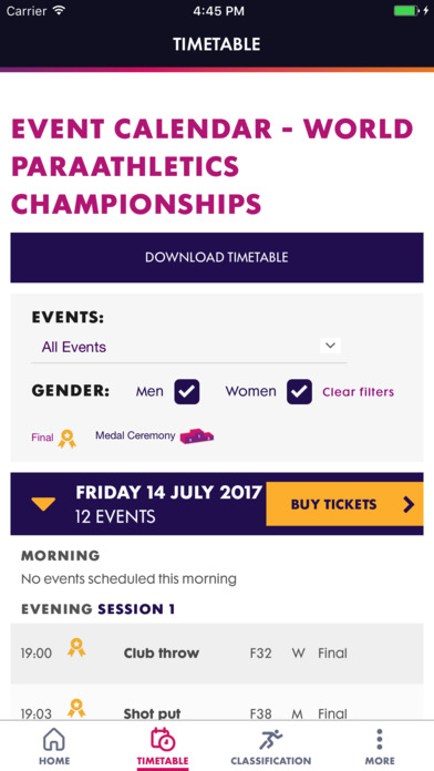Para Athletics Championships screenshot 3