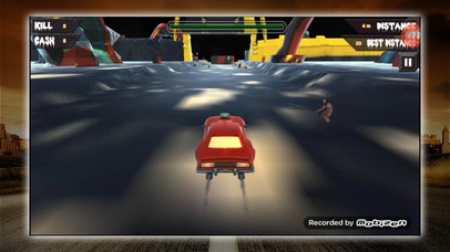 Zombie Road Car Kill screenshot 2