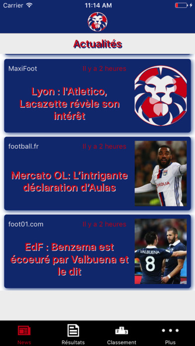 Lyon Foot screenshot 4