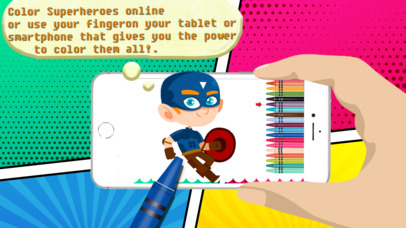 Superhero Coloring Game - The buddy artstudio screenshot 4