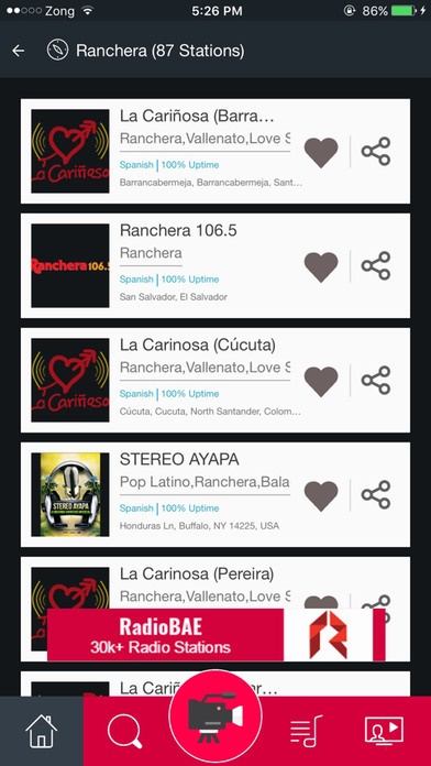 Ranchera Music Radio screenshot 2