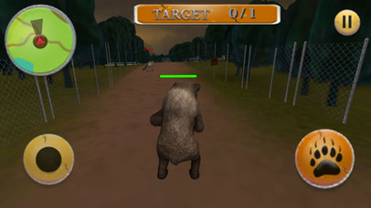 Wild Angry Animal Bear Simulator 3D screenshot 2
