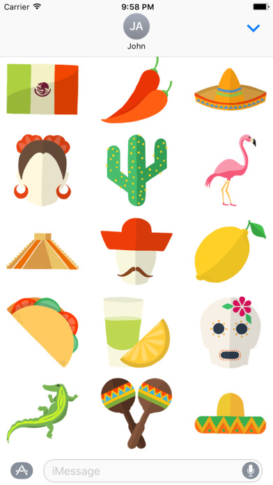Mexico Emoji screenshot 3