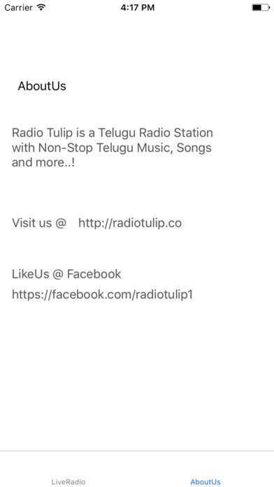 Radio Tulip screenshot 2