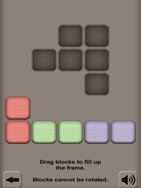 Пазл с цветными блоками / Colored Blocks Puzzle на iPad