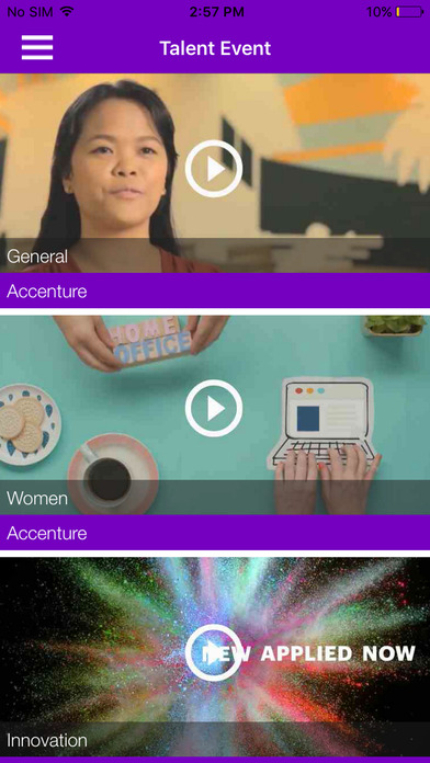 Accenture Talent Event screenshot 2