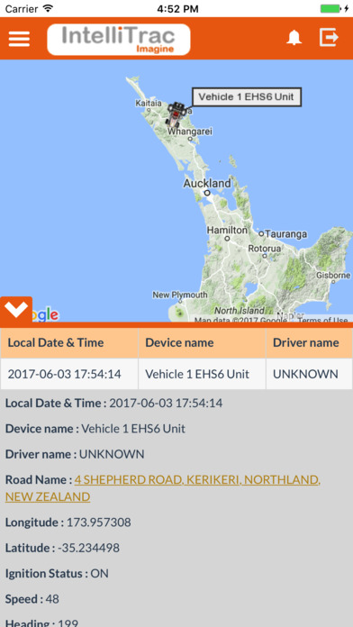 IntelliTrac GPS Tracker NZ screenshot 3