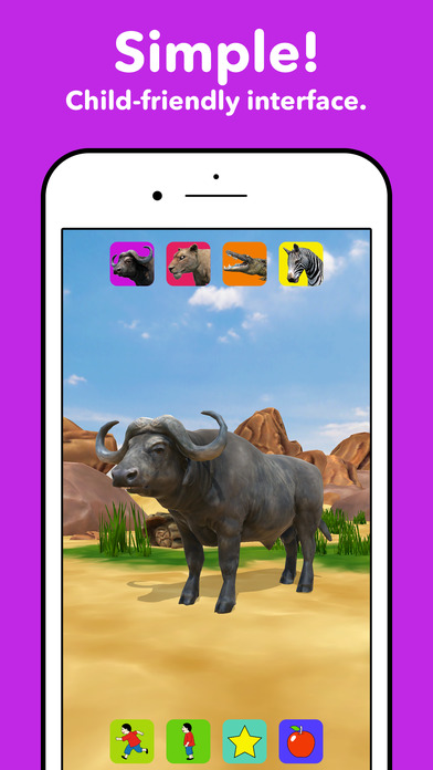 Zebra Safari Animals - Kids Game for 1-8 years old screenshot 4