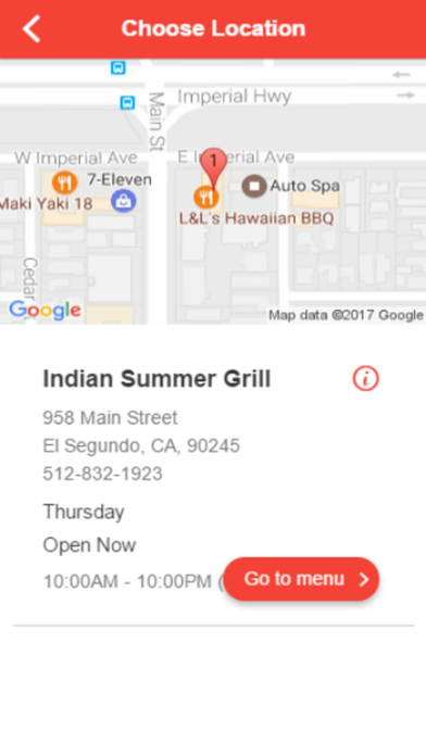 Indian Summer Grill screenshot 2