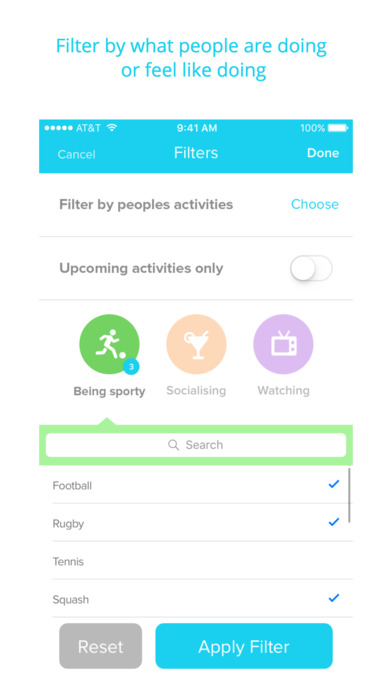 WHERE: Sporty & Social events screenshot 4