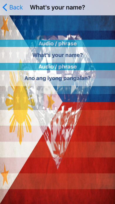 Filipino Phrases Diamond 4K Edition screenshot 3