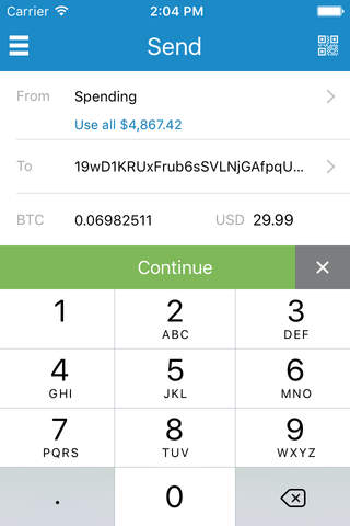 bitWallet™ — Bitcoin Wallet on the App Store