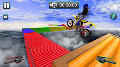 Impossible Sky Track Bike Driving Simulator screenshot 3
