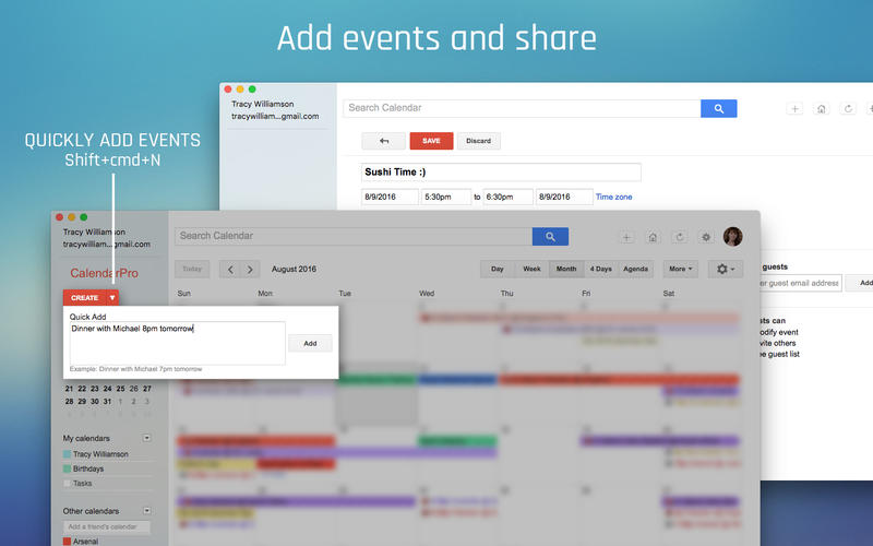 CalendarPro for Google for Mac 3.0.5 破解版 – 谷歌日历工具
