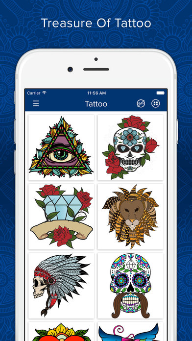Tattoo Designs Coloring Pages & Coloring Book screenshot 2