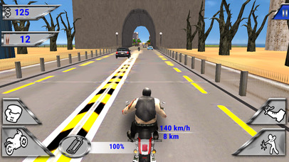 Death Racer Moto Bike Car screenshot 2