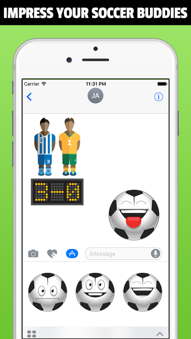 SOCCER Emoji - #1 Football Stars Stickers App screenshot 2
