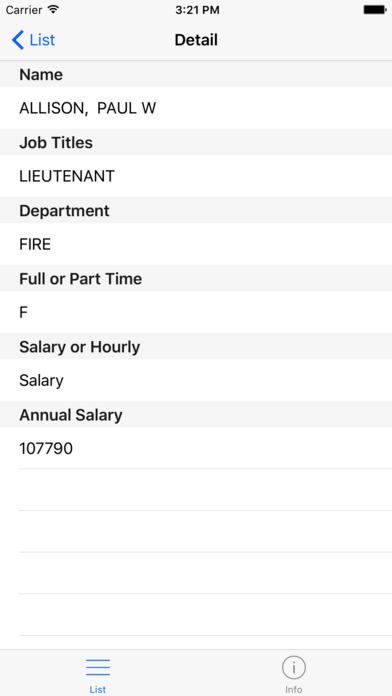 Chicago Employees - Names, Salaries, and Positions screenshot 2