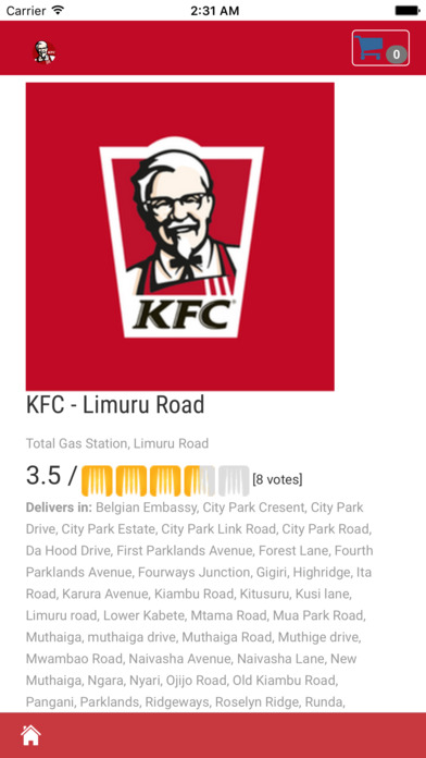 KFC Kenya screenshot 2