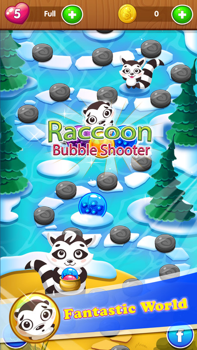Raccoon Bubble Shooter screenshot 2