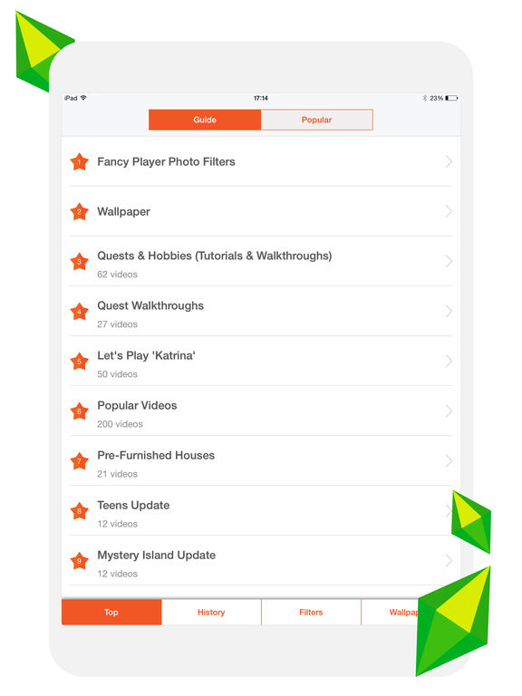 Screenshots of Free Life Points Cheats for The Sims Freeplay - Simoleons Guide for iPad