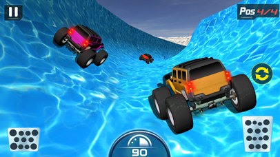 Water Slide Monster Truck Race screenshot 2