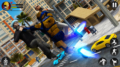 Spider Transformer Flying Robot: City Fighting screenshot 2