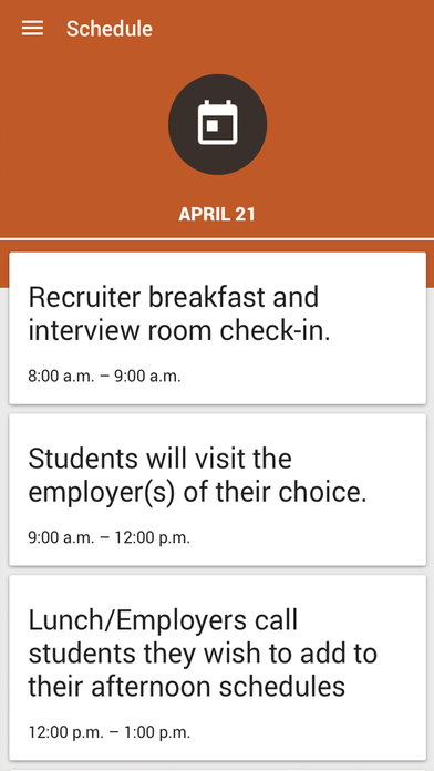 Texas MBA CF Employer App screenshot 2