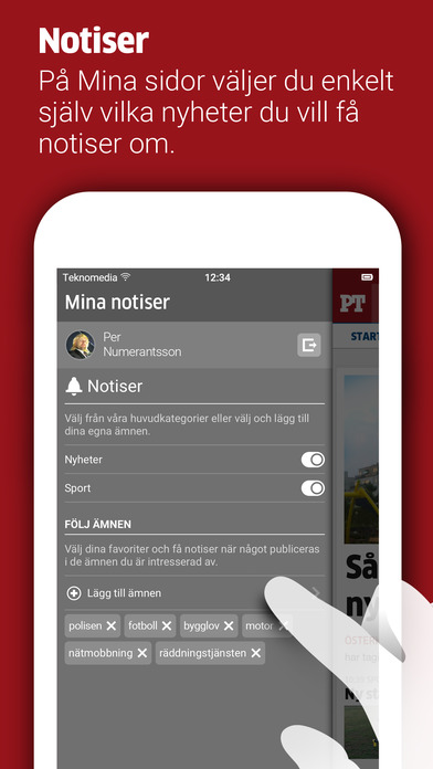 Piteå-Tidningen screenshot 3
