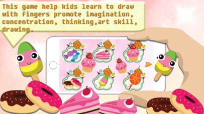 Candy Cake Paint - World of bakery sketchbook screenshot 2