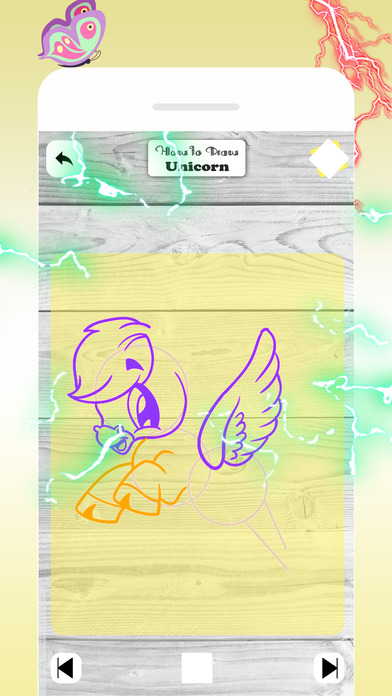 How to draw unicorn legend screenshot 3