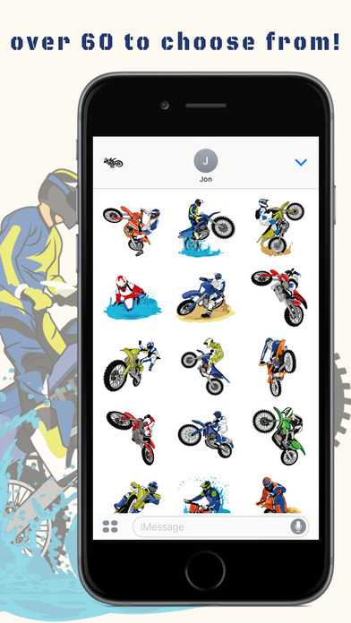 BraaapMoji Motorcycle MX Emojis & Stickers screenshot 2