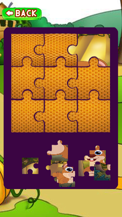 Jigsaw Kids Puzzles Chipmunk Squirrel Games screenshot 3