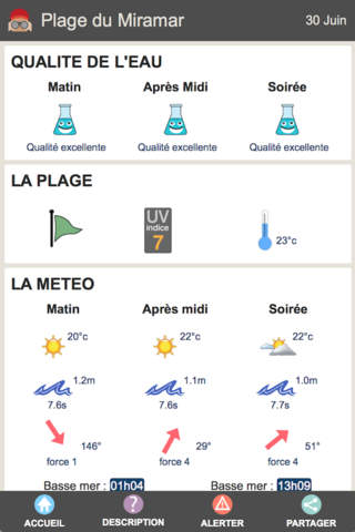 Biarritz Infoplages screenshot 2