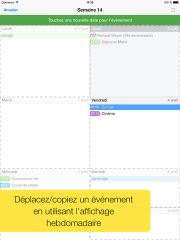 Easy Calendar for iPad screenshot 4