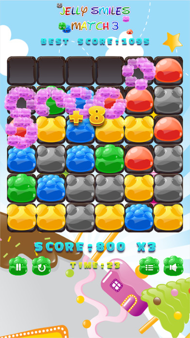 Jelly Smiles Match 3 Games screenshot 3