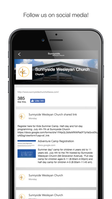 Sunnyside Wesleyan Church screenshot 2
