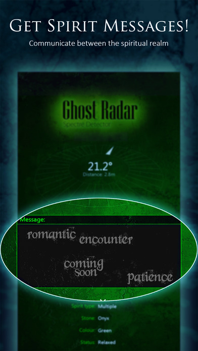 Ghostcom Radar Spooky Messages screenshot 2