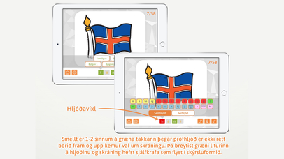 Íslenski málhljóðamælirinn screenshot 3