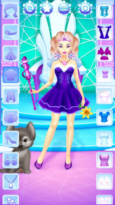 Ice Princess Dress Up - games for girls screenshot 3