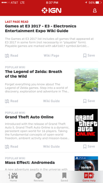 IGN: Video Game News, Reviews, Guides On The App Store